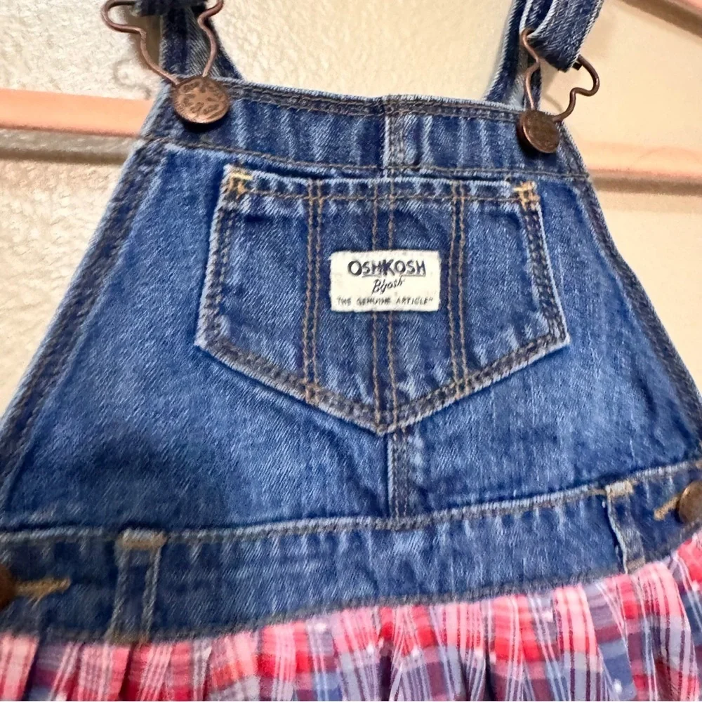 Carter's Denim and Plaid Kids Overalls